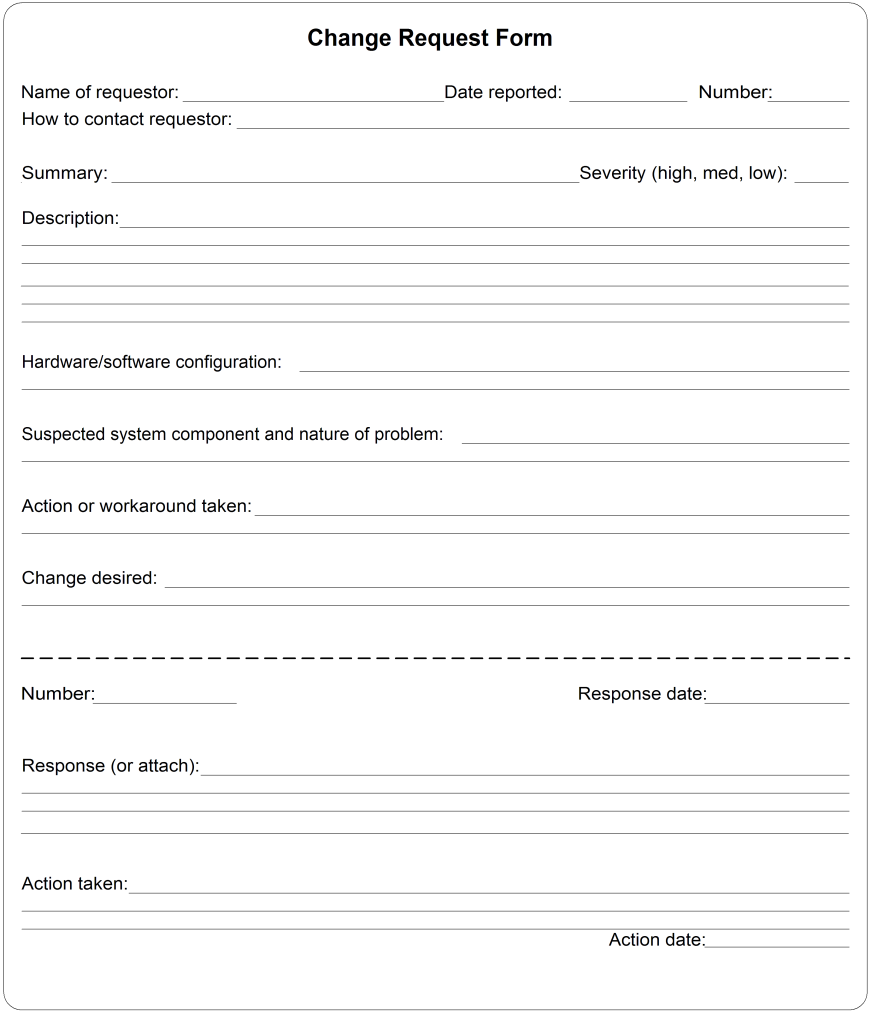 Change Request Form