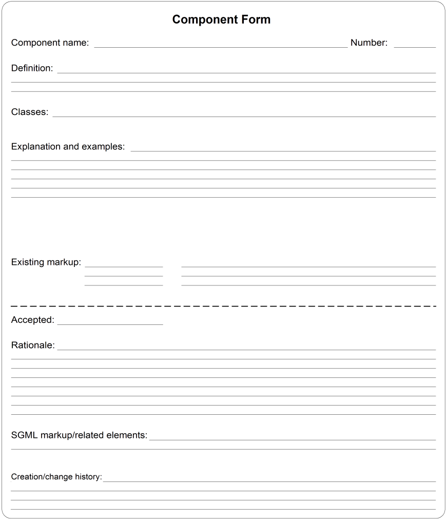 Semantic Component Form